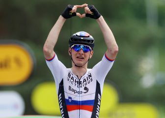 Matej Mohoric se lleva la etapa en Le Creusot