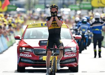 La victoria de Sepp Kuss en Andorra en imágenes