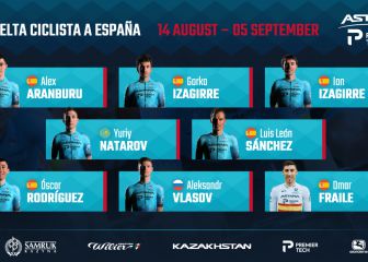 El Astana, con seis españoles a La Vuelta