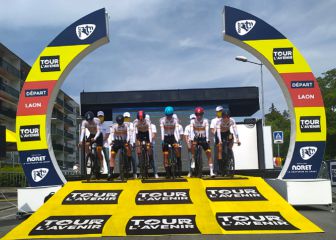 La Selección termina segunda en la crono por equipos