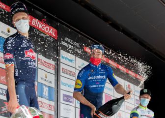 Victoria del colombiano Hodeg en el GP Marcel Kint