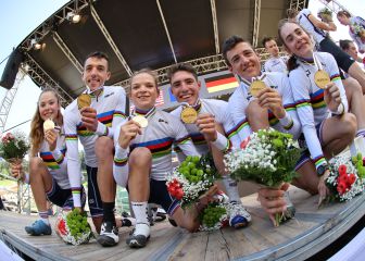Francia hace historia con su séptimo mundial de MTB en relevos