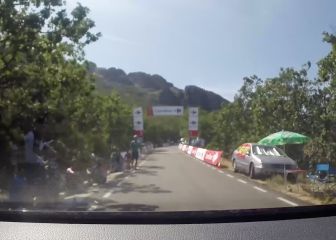 Así ha sido la subida al Puerto Villuercas desde dentro: final inédito en La Vuelta