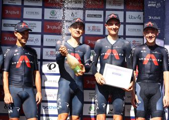 Ineos gana la crono y Ethan Hayter se sitúa como líder