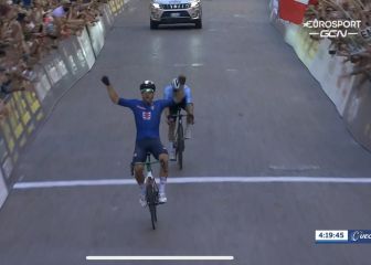 Colbrelli se impone en su país ante un gran Evenepoel