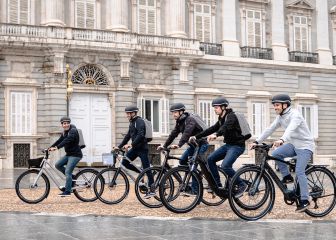 'Día sin coches' con una E-Bike por el centro de Madrid