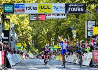 El francés Arnaud Démare fue el más rápido en la París-Tours