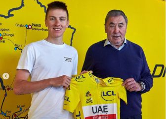 Merckx bendice a Pogacar: 