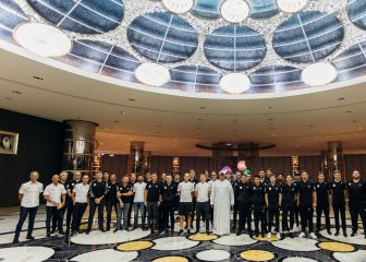 El UAE, agasajado en su stage en los Emiratos Árabes