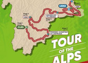El Tour de los Alpes 2022 se presenta con duras etapas