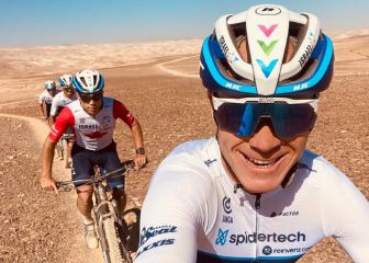 Froome ya prepara la temporada 2022 en el desierto de Israel