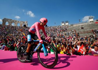 El Giro completa su recorrido con la crono final de Verona