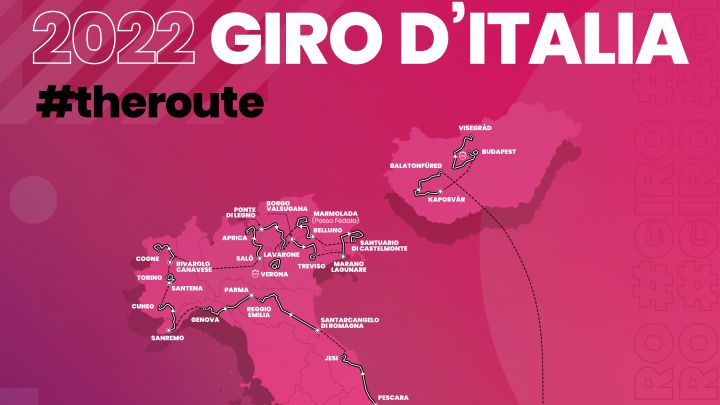 Conoce el recorrido y los perfiles de las 21 etapas del Giro de Italia 2022, que empezará el 6 de mayo en Budapest y terminará el 29 de mayo con la crono de Verona.