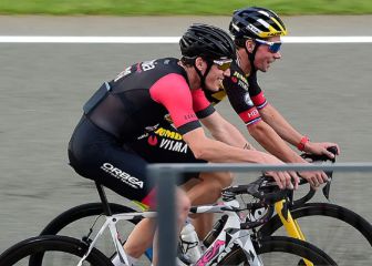 Roglic y Aleix Espargaró hacen migas entrenando juntos