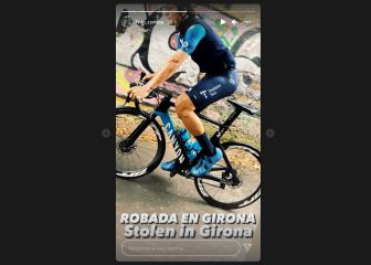 Roban la bicicleta de García Cortina en Girona