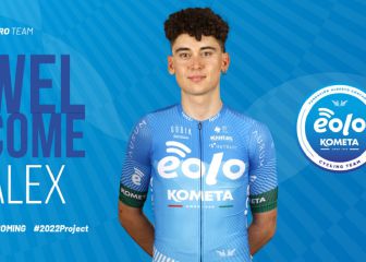 Álex Martín, el 'actor' que quiere brillar en el Eolo-Kometa