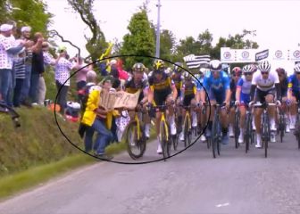 Condenan a 1.200 euros a la espectadora que causó una masiva caída en el Tour