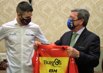 Orts, recibido por la Diputación de Burgos tras sus éxitos