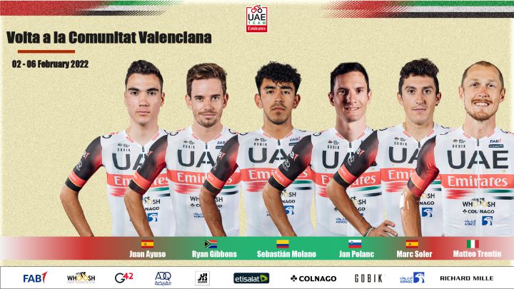 Juan Ayuso arranca en 2022 en la Vuelta a Valencia