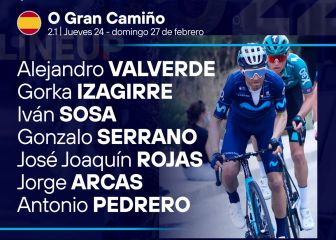 Valverde regresa en O Gran Camiño con grandes escuderos