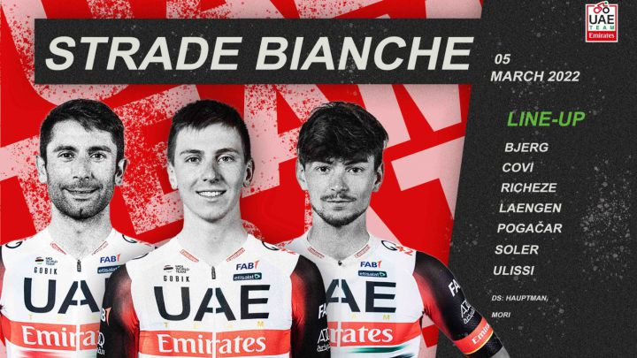 Soler correr junto a Pogacar en Strade Bianche y Tirreno