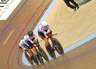 España bate su récord de persecución por equipos femenino en la Copa de Naciones