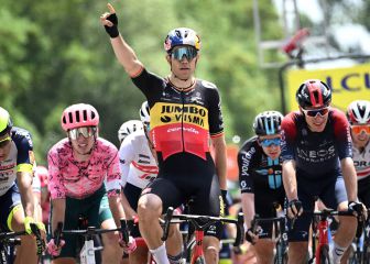 El Jumbo ya manda: Van Aert, poderoso, estrena el Dauphin