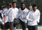Andrés Tello entrena en la 'Juve' con Tévez, Pogba y Evra