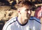Leo Messi y Tévez ya entrenan con la Selección Argentina