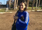 Futbolera y eficiente, así es la jefe de prensa de Paraguay