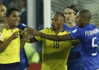 Así fue la pelea entre Colombia y Brasil al final del partido