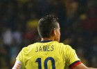 James recibe amarilla por protestar un lateral