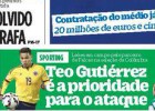 Teófilo Gutiérrez es prioridad para el Sporting de Lisboa