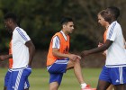Falcao y Cuadrado se preparan para la Community Shield