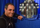 Montoya y su segundo “rostro” en el Borg-Warner Trophy