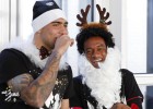 Cuadrado celebra Navidad con sus compañeros de la Juve