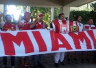 Santa Fe recibe el afecto de sus hinchas en Miami