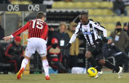 Pablo Armero sería titular con Udinese en San Siro ante Milan