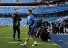 Así se preparó James en el Etihad Stadium para el partido con el Manchester City