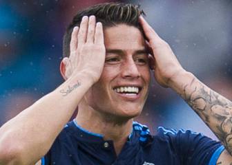 James juega 72 minutos en la victoria del Madrid ante la Real