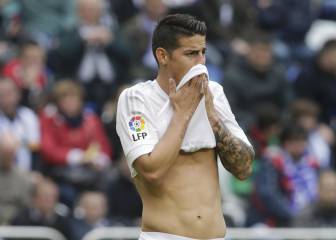 ¿Su último partido? James tuvo 45 minutos en el final de la Liga