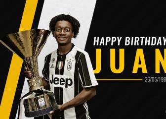 Juve felicita a Cuadrado y le desea lo mejor en la Copa