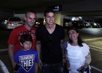 Colombia ya tiene a su capitán: primer plano de la llegada de James a USA 2016