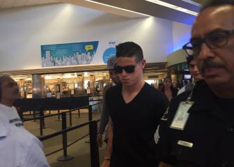 James aterriza en EEUU y se concentra con Colombia