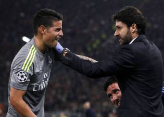 James ya se lastimó el hombro izquierdo con el Real Madrid