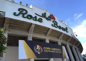 Fotos del Rose Bowl, estadio que recibe Colombia-Paraguay