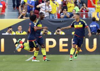 Colombia, por la clasificación ante Paraguay en el Rose Bowl