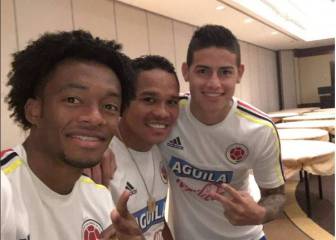 En Colombia nace el tridente JBC: James, Bacca y Cuadrado
