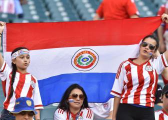 Imágenes de hinchas de EE.UU - Paraguay en Copa América