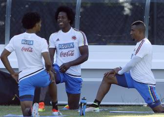 Bacca y Díaz con trabajo diferenciado en Colombia